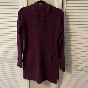 American Giant Hooded Sweatshirt Dress